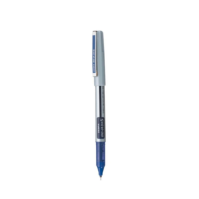 Στυλό Zebra DX5 Zebroller SILVER RollerPen 0,5mm Blue (ZB-16072Z)