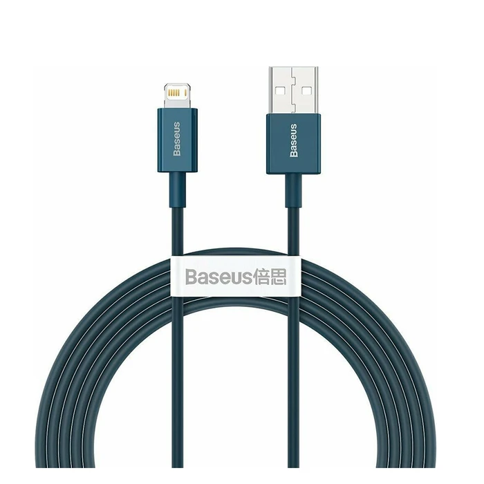 Καλώδιο USB Baseus Lightning Superior Series cable, Fast Charging, Data 2.4A, 1m Blue