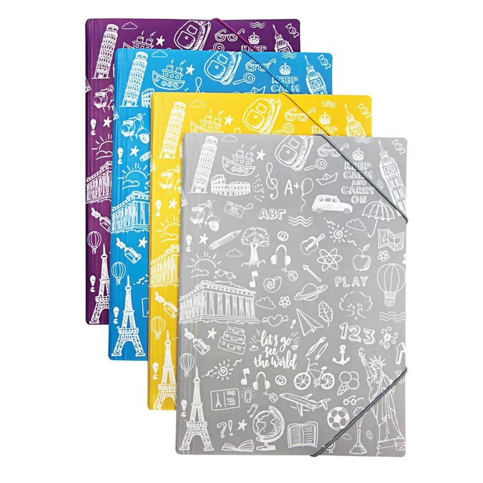 Ντοσιέ Typotrust Α4 Ντούντλ με Λάστιχο (FP16700) (TYPFP16700)