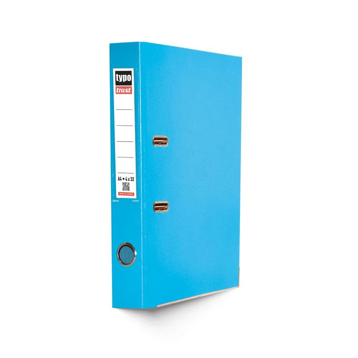 Κλασέρ Typotrust Γαλάζιο από Χαρτόνι με Πλαστική Επένδυση 4/32 (KP432-15)