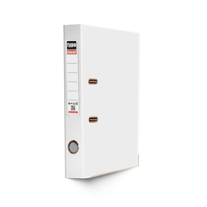 Κλασέρ Typotrust Λευκό από Χαρτόνι με Πλαστική Επένδυση 4/32 (KP432-20)
