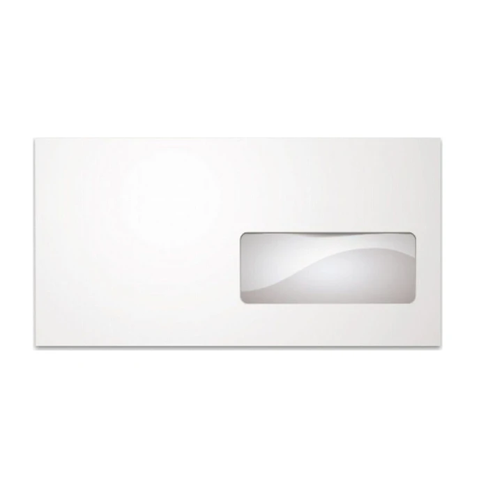 Typotrust White Envelope with Right Window 115x230 3006