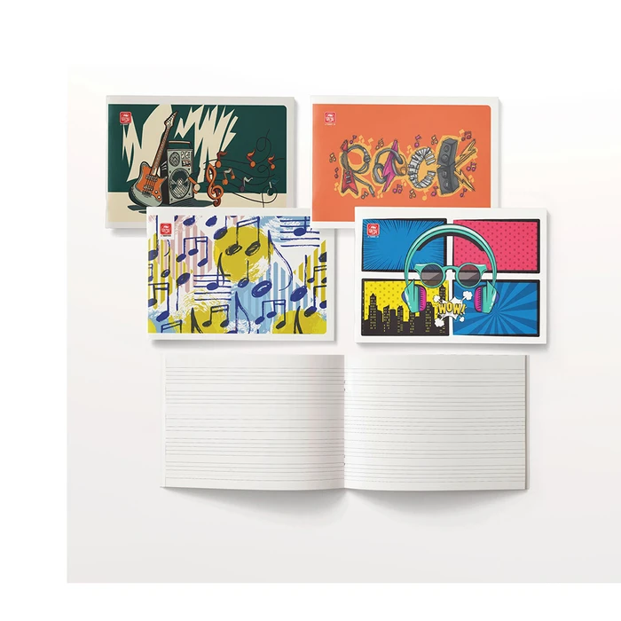 Τετράδιο Typotrust Μουσικής Παιδικό Χάρτινο Πεντάγραμμο 17x25 40φ. (TYP4133)