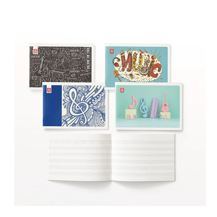 Τετράδιο Typotrust Μουσικής Χάρτινο Πεντάγραμμο 17x25 40φ. (TYP4134)