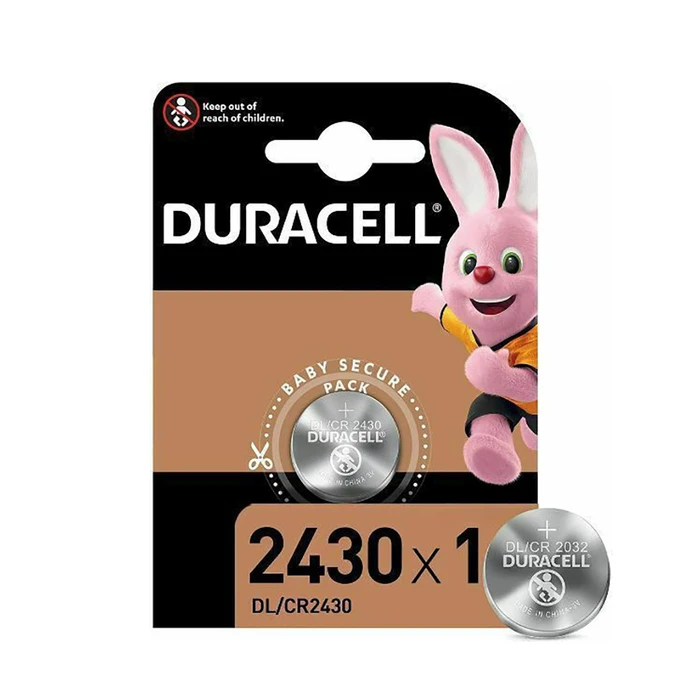 Μπαταρίες Λιθίου Ρολογιών Duracell CR2430 3V 2τμχ (DECR24302)