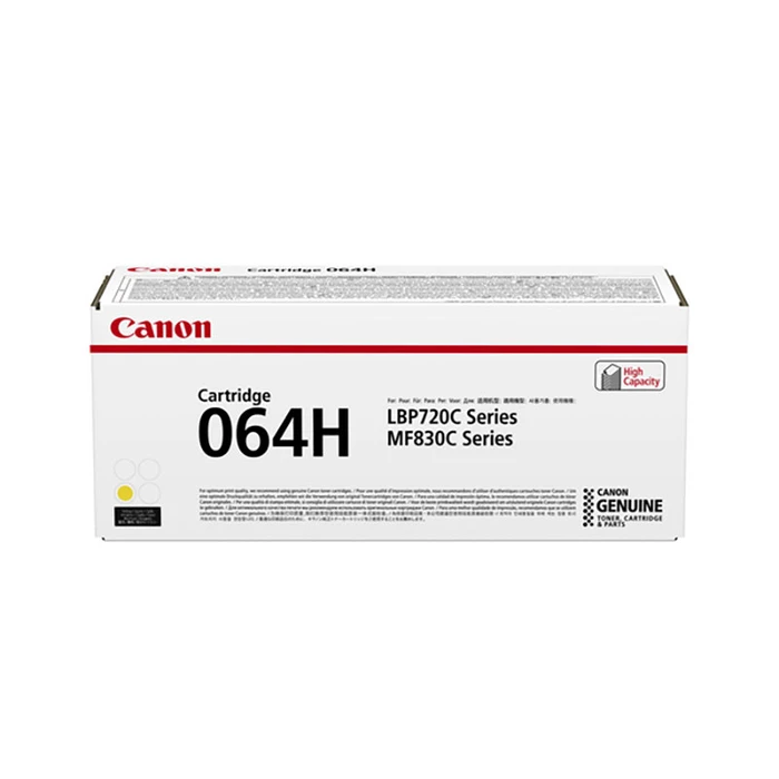 Toner Canon LBP722Cdw/MF 832Cdw SERIES YELLOW HC (10.4k) (4932C001)