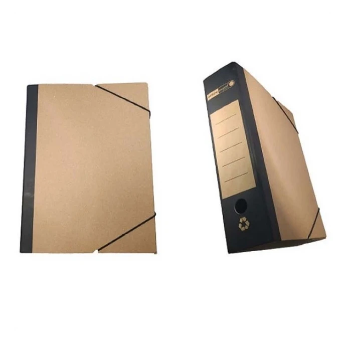 Κουτί Officepoint λάστιχο οικολογικό 26Χ36Χ8 κραφτ μαύρο (OP-F-23761)