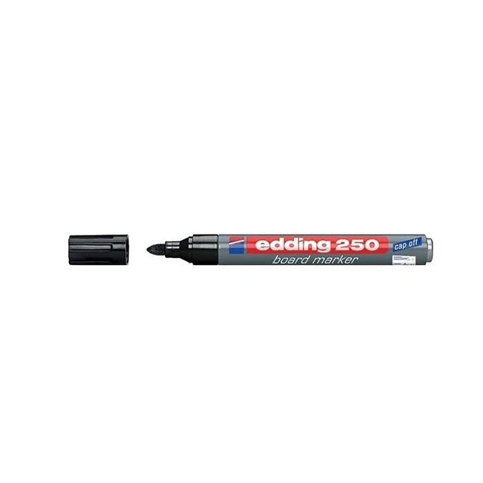 Μαρκαδόρος Edding 250 Πίνακα 3mm Μαύρος (4-250001)