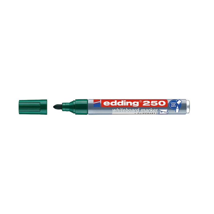 Μαρκαδόρος Edding 250 Whiteboard Marker Green (4-250004)