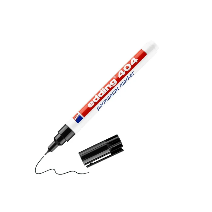 Μαρκαδόρος Edding 404 Permanent Marker Black (4-404001)
