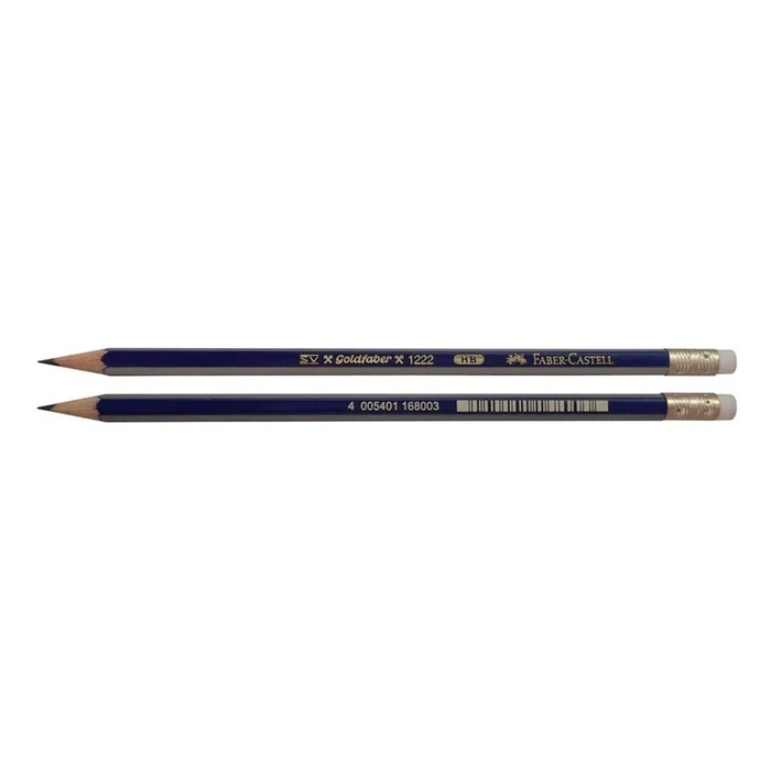 Μολύβι Faber Castell Goldfaber 1222 HB με Γόμα Μπλε (116800)