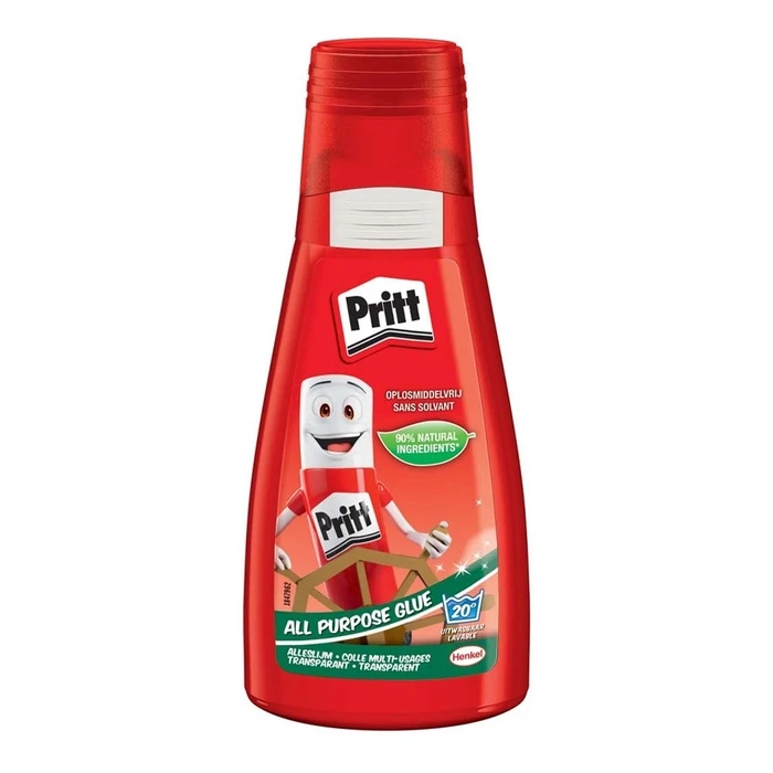 Κόλλα Pritt Υγρή Universal Transparent Γενικής Χρήσης 100gr Χωρίς Διαλύτες