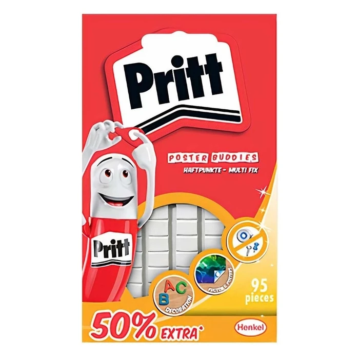 Κόλλα Αυτοκόλλητο Pritt POSTER BUDDIES GLUE STRIPS