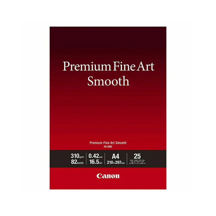 Φωτογραφικό Χαρτί Canon FINE ART PAPER Smooth A4 25 Sheets (1711C011)