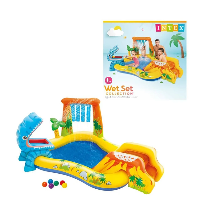 Πισίνα Intex Dinosaur Set 249x191x109 (0775017)
