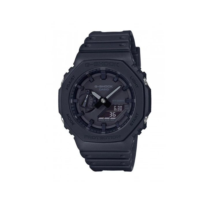 Ρολόι Ανδρικό Casio G-Shock Analog/Digital Battery Chronograph with Rubber Strap Black