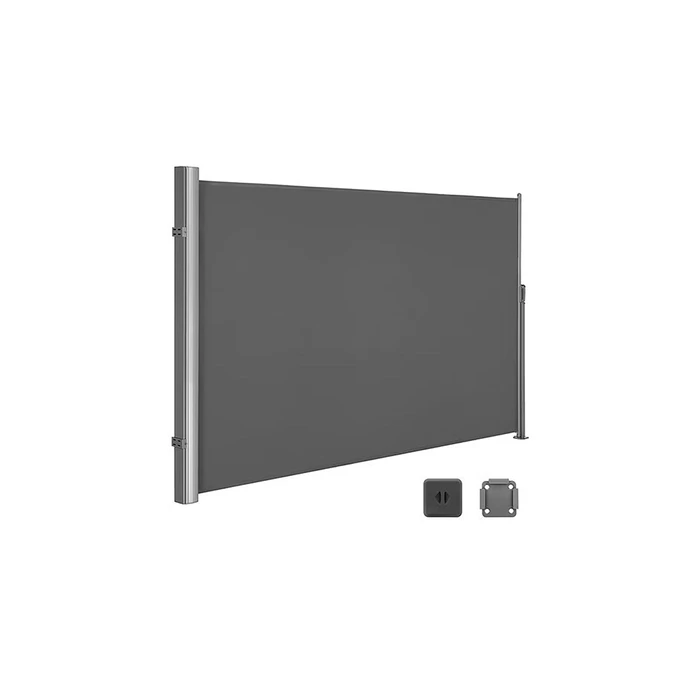 SONGMICS Πλευρική Τέντα 280 g/m² Γκρι (GSA205G)