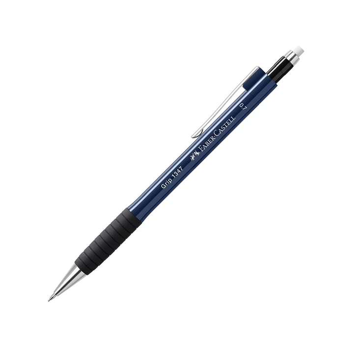 Μηχανικό Μολύβι Faber Castell 0.7mm με Γόμα - Ναυτικό Μπλε (134751)