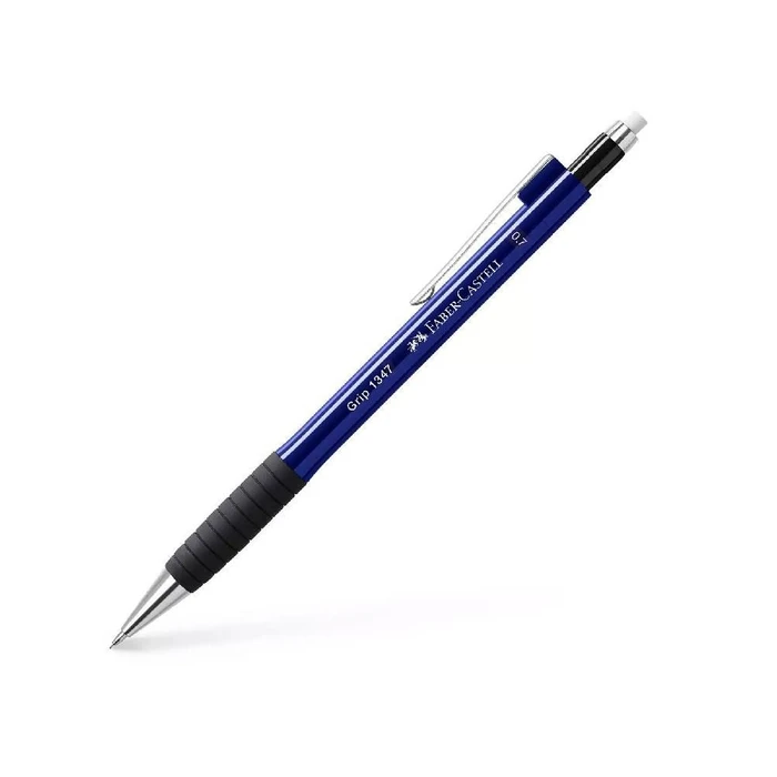 Μηχανικό Μολύβι Faber Castell 0.7mm με Γόμα - Μπλε Σκούρο (134755)