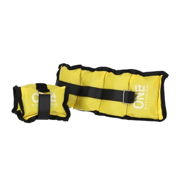 Βαράκια ʼκρων One Fitness Pillow Weights 2x 1.5kg Yellow (OFIWW02)