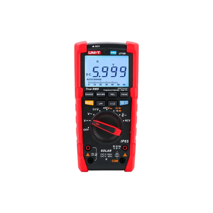 Πολύμετρο Solar Pro Ψηφιακό True RMS με Μέτρηση AC / DC (UT196)