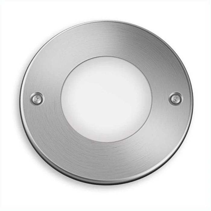 Philips Χωνευτό Φωτιστικό Σποτ Εδάφους Στρογγυλό myGarden Moss 2700K IP67 3W Inox