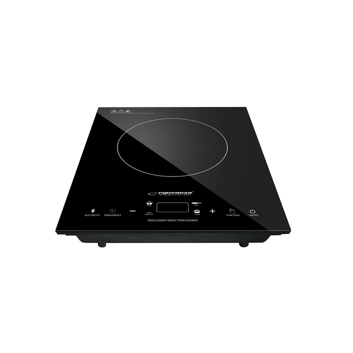 Επιτραπέζια Εστία Esperanza Επαγωγική Μονή Μαύρη (EKH009)