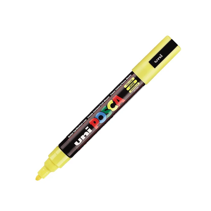 Μαρκαδοροι Uni-Ball Posca Pc-5M Medium Yellow (PC5MMY)
