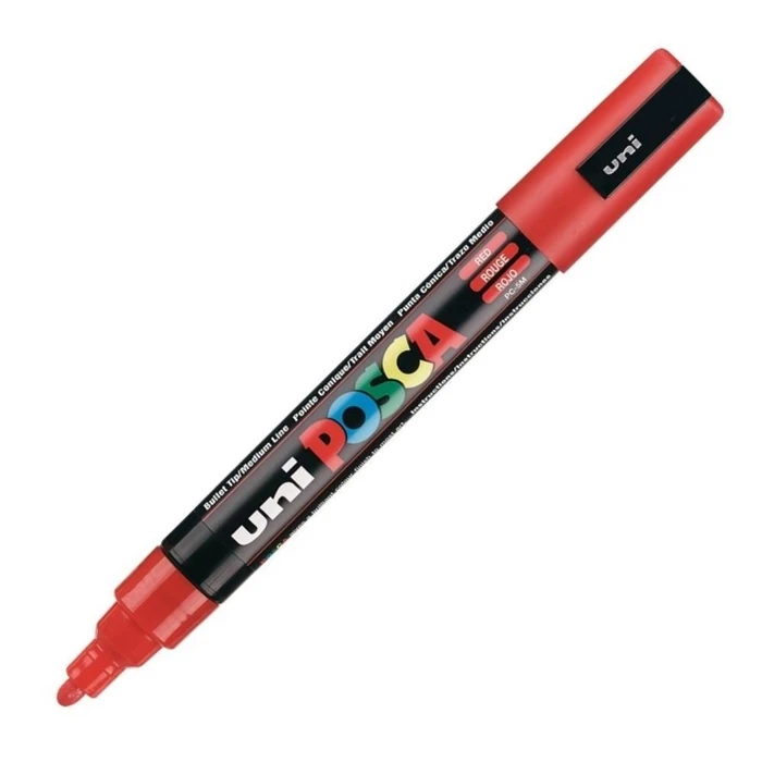 Uni-Ball Μαρκαδόρος Posca PC-5M Medium Red