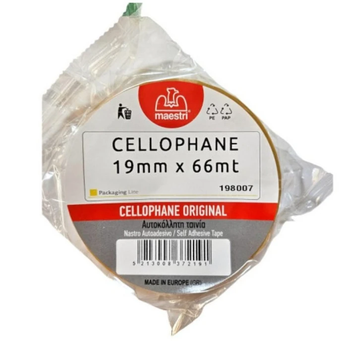 Αυτοκολλήτη Ταινία Romeo Maestri 19mm x 66mt