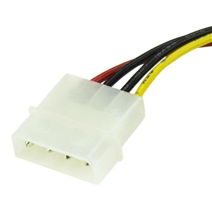 StarTech 4-Pin Molex - 15-Pin Sata Cable 0.15m Πολύχρωμο S55056394