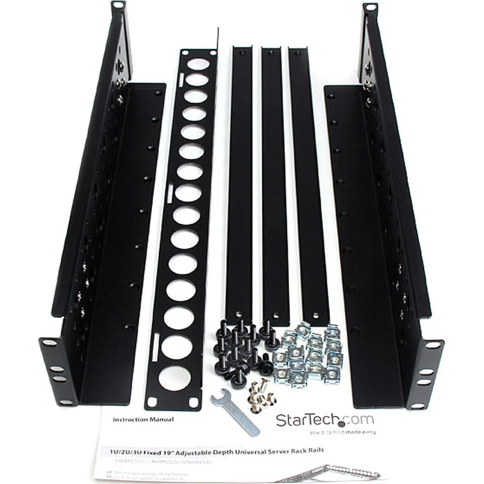 StarTech UNIRAILS2U Sliding Rack Mount Rails 2U (S55056853) - V931773