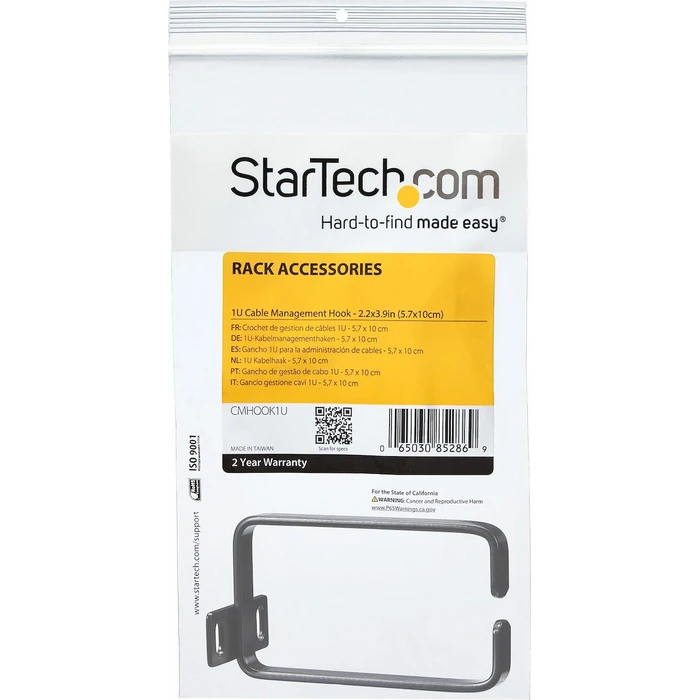 Rack Cable Management D Ring StarTech