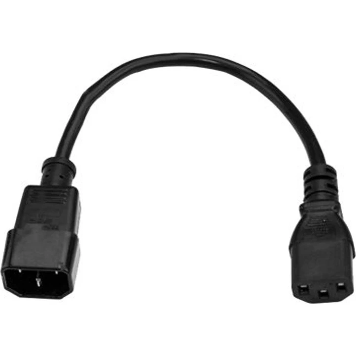 StarTech IEC C14 - IEC C13 Cable 1m Μαύρο PXT1001M