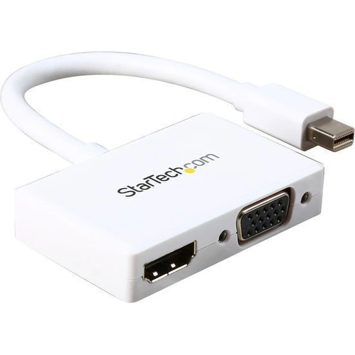 StarTech mini DisplayPort (male) to HDMI & VGA (female) Adapter - White (MDP2HDVGAW)
