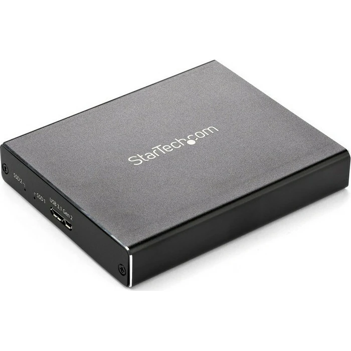 Default StarTech HDD Drive Enclosure Dual Slot Max 2TB M.2 NGFF B Key RAID