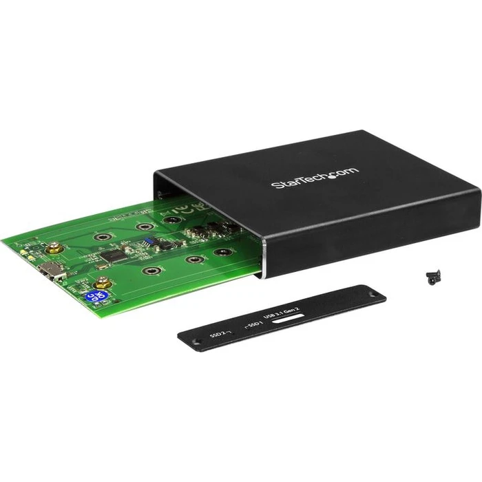 Default StarTech HDD Drive Enclosure Dual Slot Max 2TB M.2 NGFF B Key RAID
