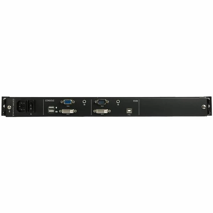StarTech RKCOND17HD 17" Dual-Rail Rackmount KVM Console (DVI/VGA/HDMI, USB, Audio)