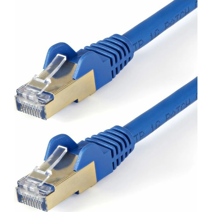 StarTech Patch Cable Cat6A 2m Blue STP 10Gbit s M M Snagless