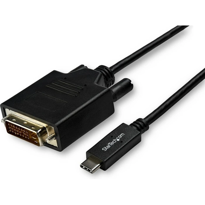StarTech USB 2.0 Video Cable USB-C to DVI-D 3 m (CDP2DVI3MBNL) - Black