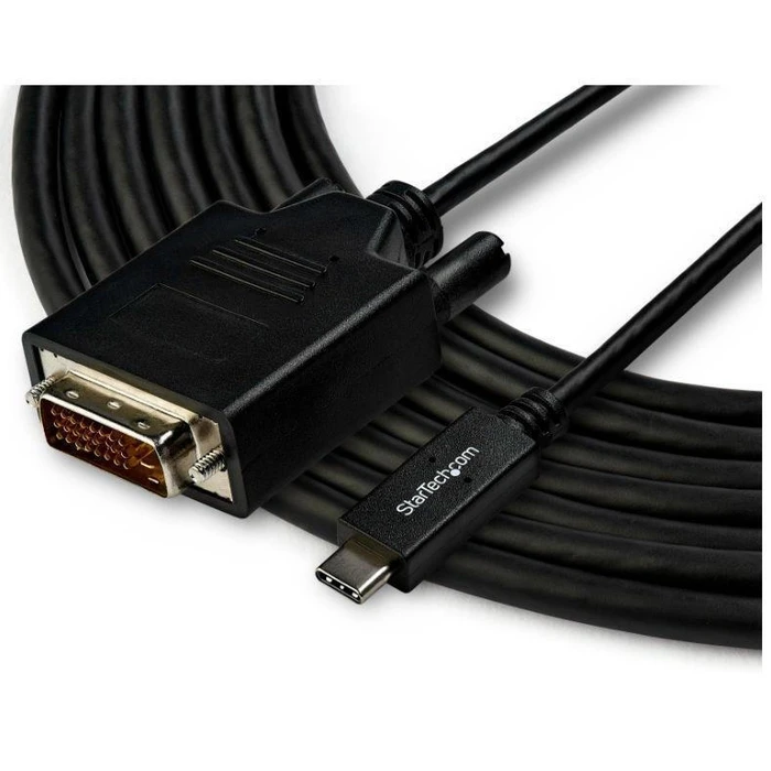 StarTech USB 2.0 Video Cable USB-C to DVI-D 3 m (CDP2DVI3MBNL) - Black