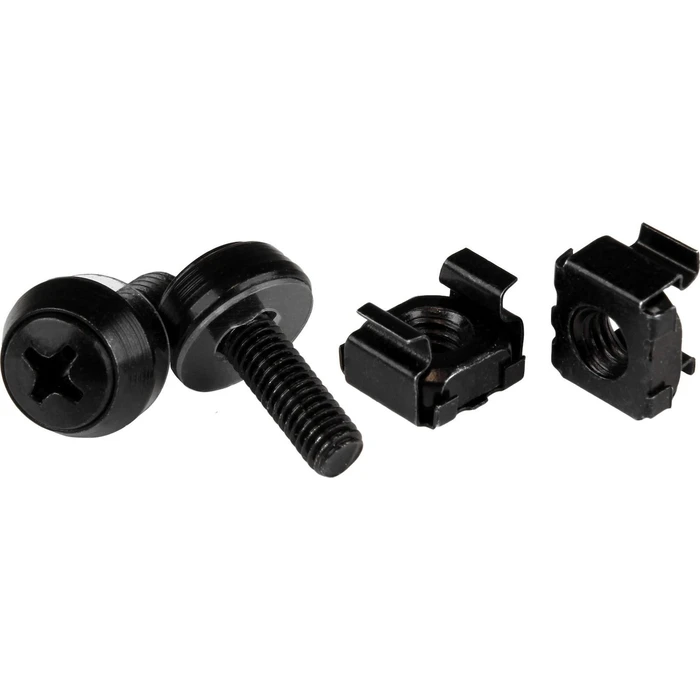 Βίδες και παξιμάδια Rack 10-32, 50 τεμάχια, Μαύρο - STARTECH CABSCREW1032
