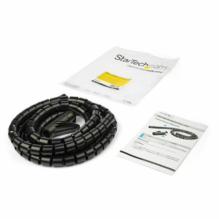 StarTech Spiral Cable Wrap 25mm 2.5m Black