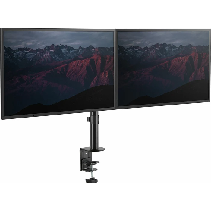 Startech Desktop Monitor Stand ARMDUAL3 Adjustable Height Black