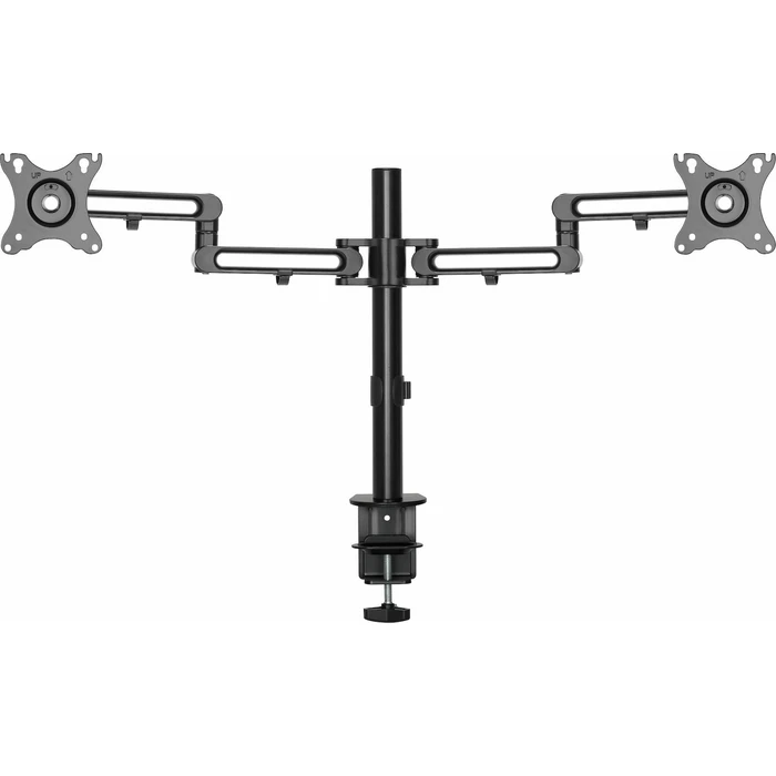 Startech Desktop Monitor Stand ARMDUAL3 Adjustable Height Black