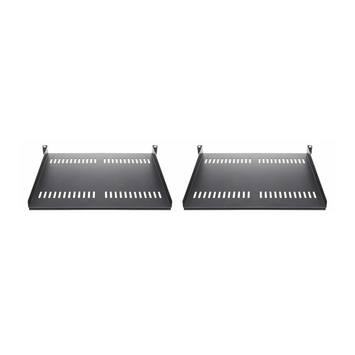 StarTech Ράφι Rack 1U Αεριζόμενο - Πακέτο 2 τεμ. (CABSHELF116V2PK)