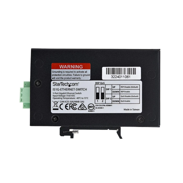 StarTech Unmanaged L2 Switch, 4 x Gigabit Ethernet Ports (1 Gbps) - I51G-ETHERNET-SWITCH