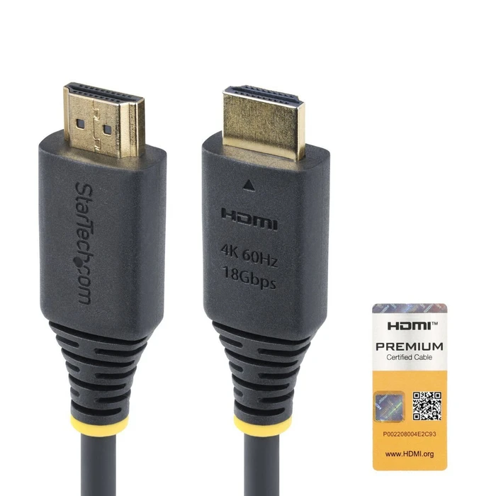 StarTech HDMI 2.0 Cable HDMI male - HDMI male 1.5m Μαύρο HDMI2CABLE-4K60-150C