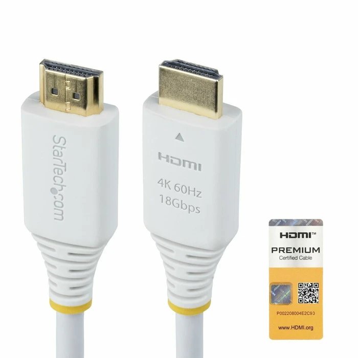 StarTech HDMI 2.0 Cable HDMI male - HDMI male 3m Λευκό HDMI2-CABLE-4K60-10W