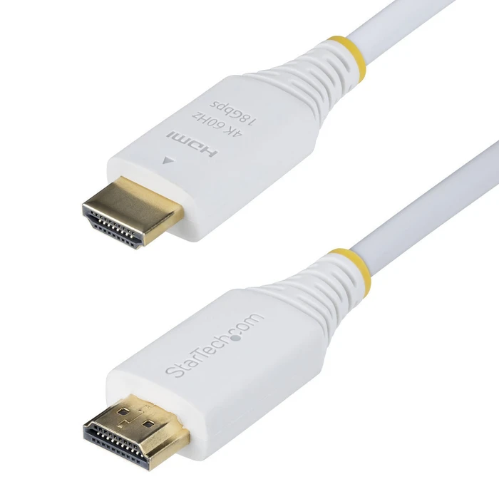 StarTech HDMI 2.0 Cable HDMI male - HDMI male 3m Λευκό HDMI2-CABLE-4K60-10W